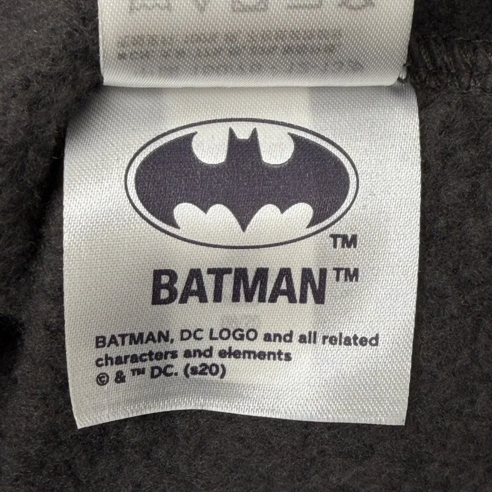 GAP Kids Batman Hoodie Pullover Sweatshirt‎ XL 12 Dark Grey DC Comics